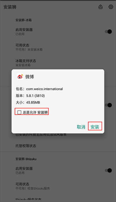 安装狮直装版apk