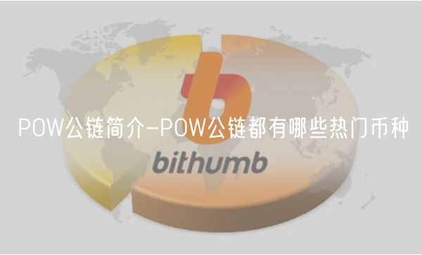 POW公链简介-POW公链都有哪些热门币种