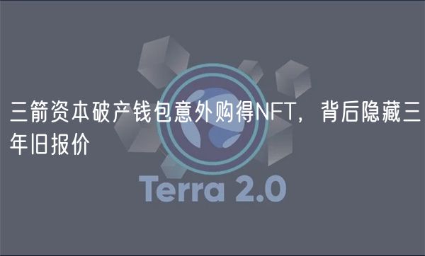 三箭资本破产钱包意外购得NFT，背后隐藏三年旧报价